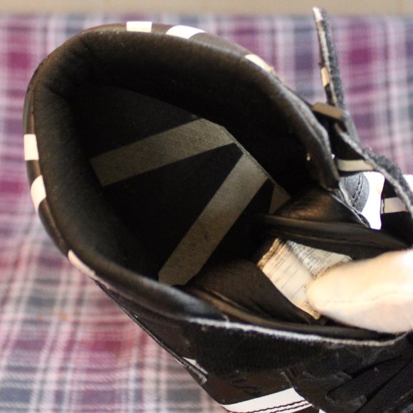 Fila Black and White Striped Hight Top Boy's Sneaker Size 6.5 - Picture 6 of 13